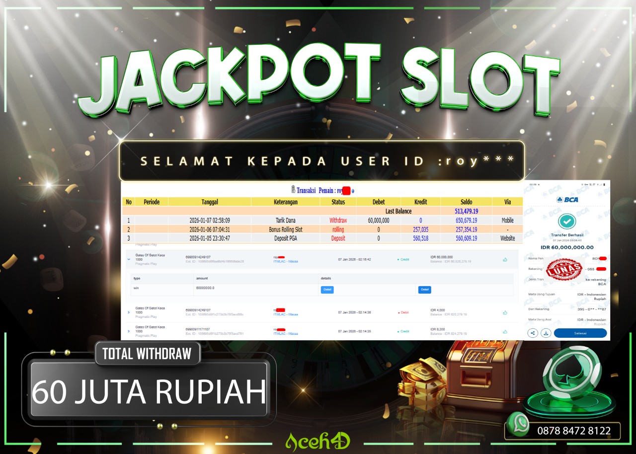 🔥🔥 JACKPOT HARI INI,SENIN 06-01-2026 🔥🔥